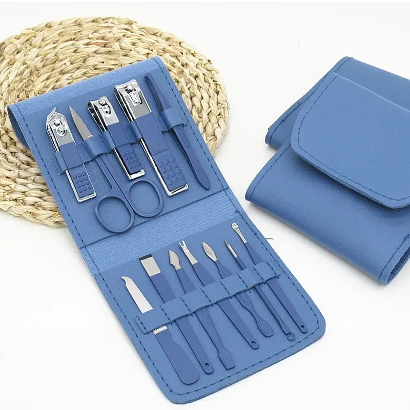 12Pcs Nail Clipper Nail Kits Ec-25 Blue