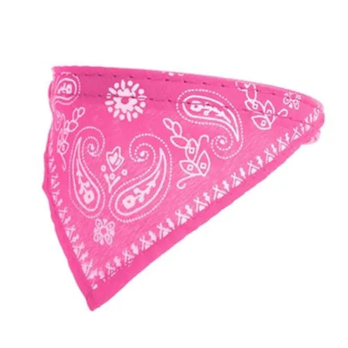 Adjustable Bandana Leather Pet Collar