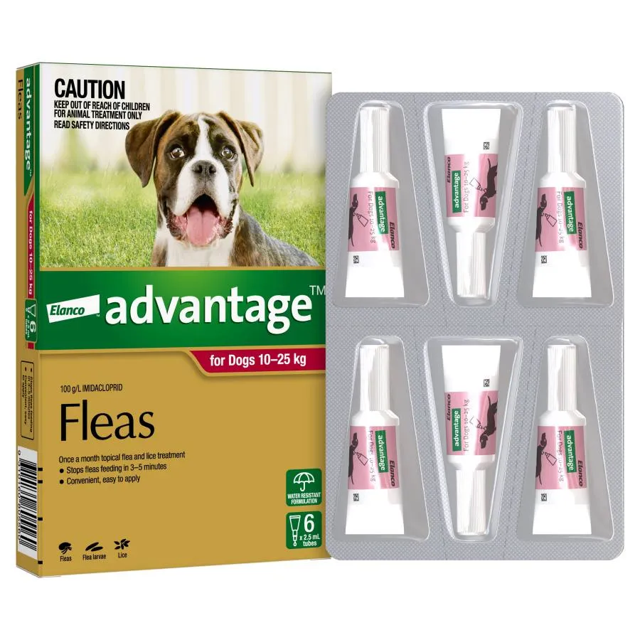 Advantage Dog Large Red