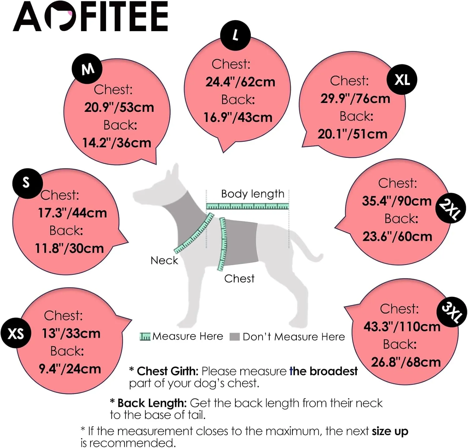 AOFITEE Dog Coat, Warm Dog Jackets for Small Dogs, Dogs Winter Coat with Harness Built in, Reflective Pet Winter Jacket, Waterproof Windproof Puppy Puffer Jacket Fleece Vest, Pink XS
