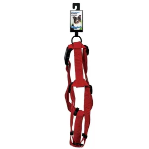 Boss Petedge Digger's 1" Adjustable Harness-Red (1", Red)