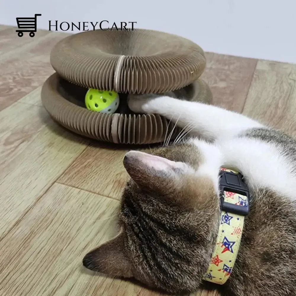 Cat Magic Foldable Scratch Toy Board