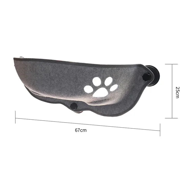 Cat Window Hammock with Suction Cups for Cats