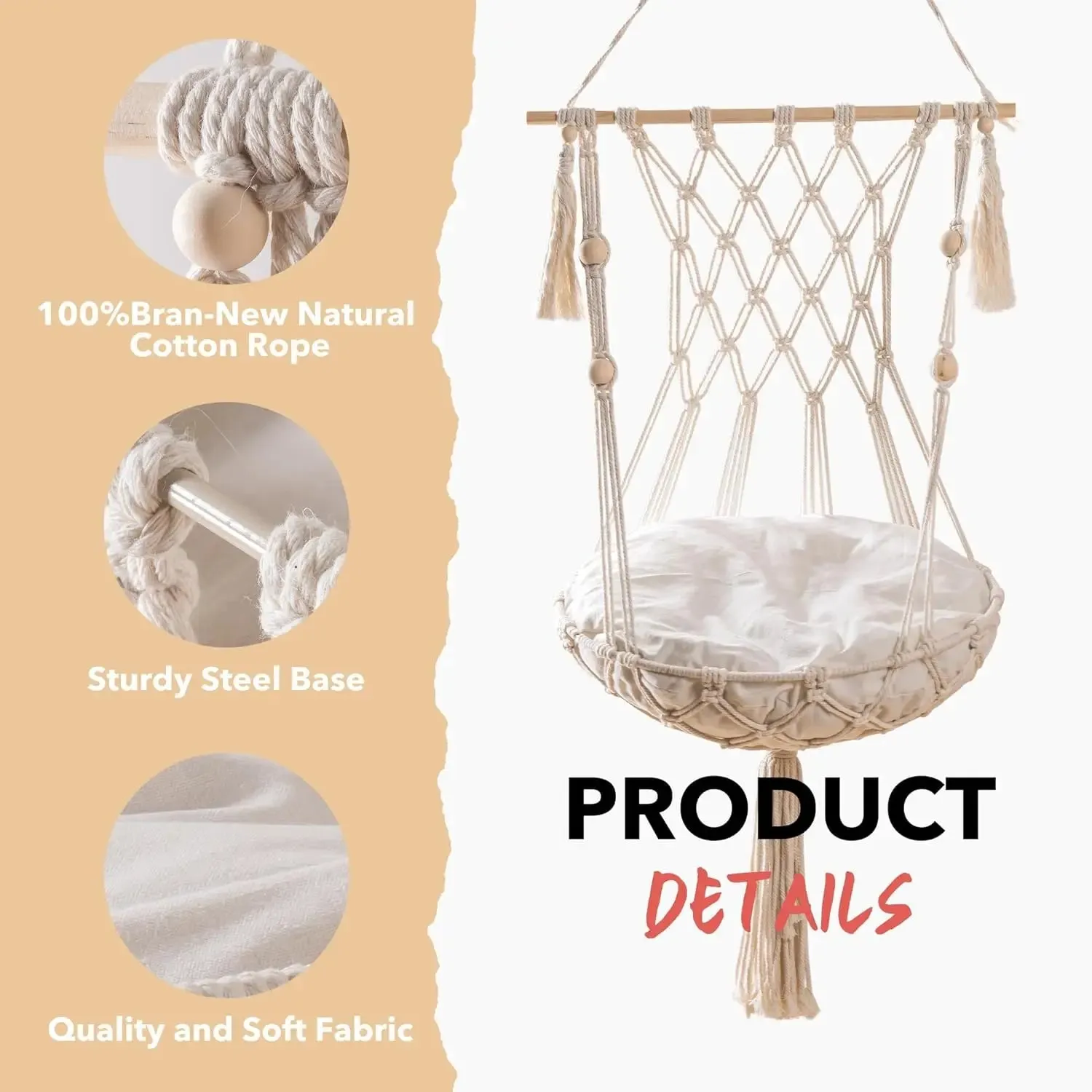 Cotton Tapestry Cat Hammock Bed