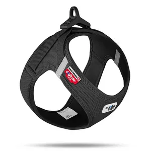 Curli Clasp Air-Mesh Vest Dog Harness Black