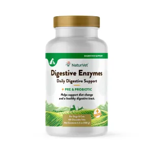 Digestive Enzymes Chewable Tablets with Prebiotics & Probiotics