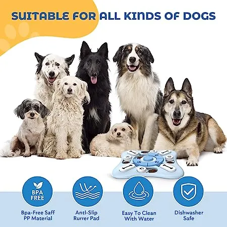 Dog Puzzle Toy ( Blue Square)
