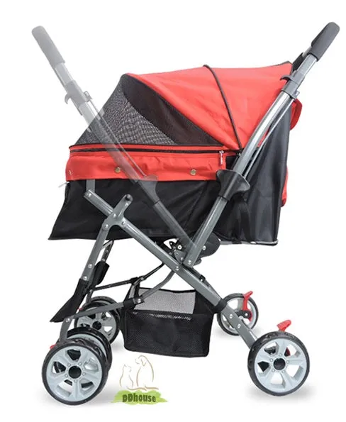 Dual Side Reversible Handle Large Pet Pram Pet Strollers