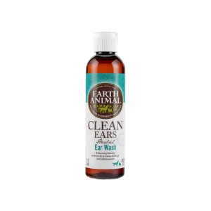 Earth Animal Herbal Topical Remedies Clean Ears Wash for Dogs