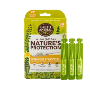 Earth Animal Nature's Protection™ Flea & Tick Herbal Spot-On for Small Dogs & Puppies