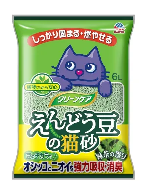 Earth Pet Green Pea Green Tea Cat Litter 6L