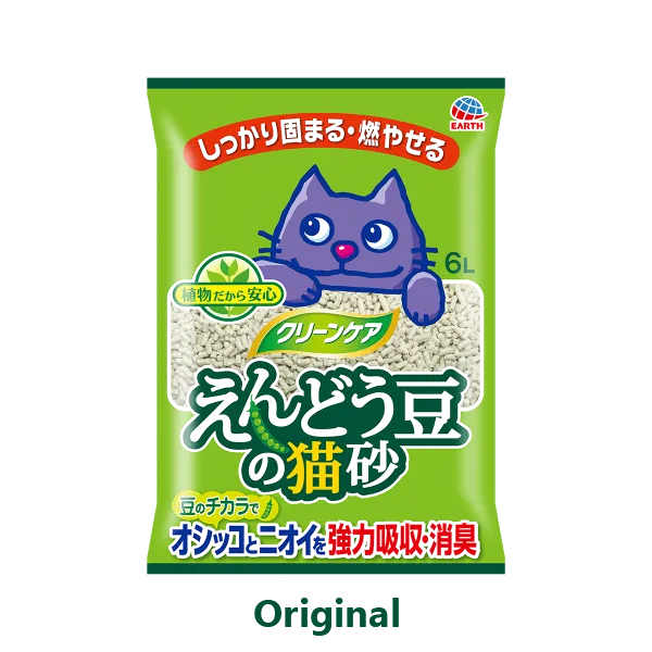 Earth Pet Green Pea Original Clumping Cat Litter 6L