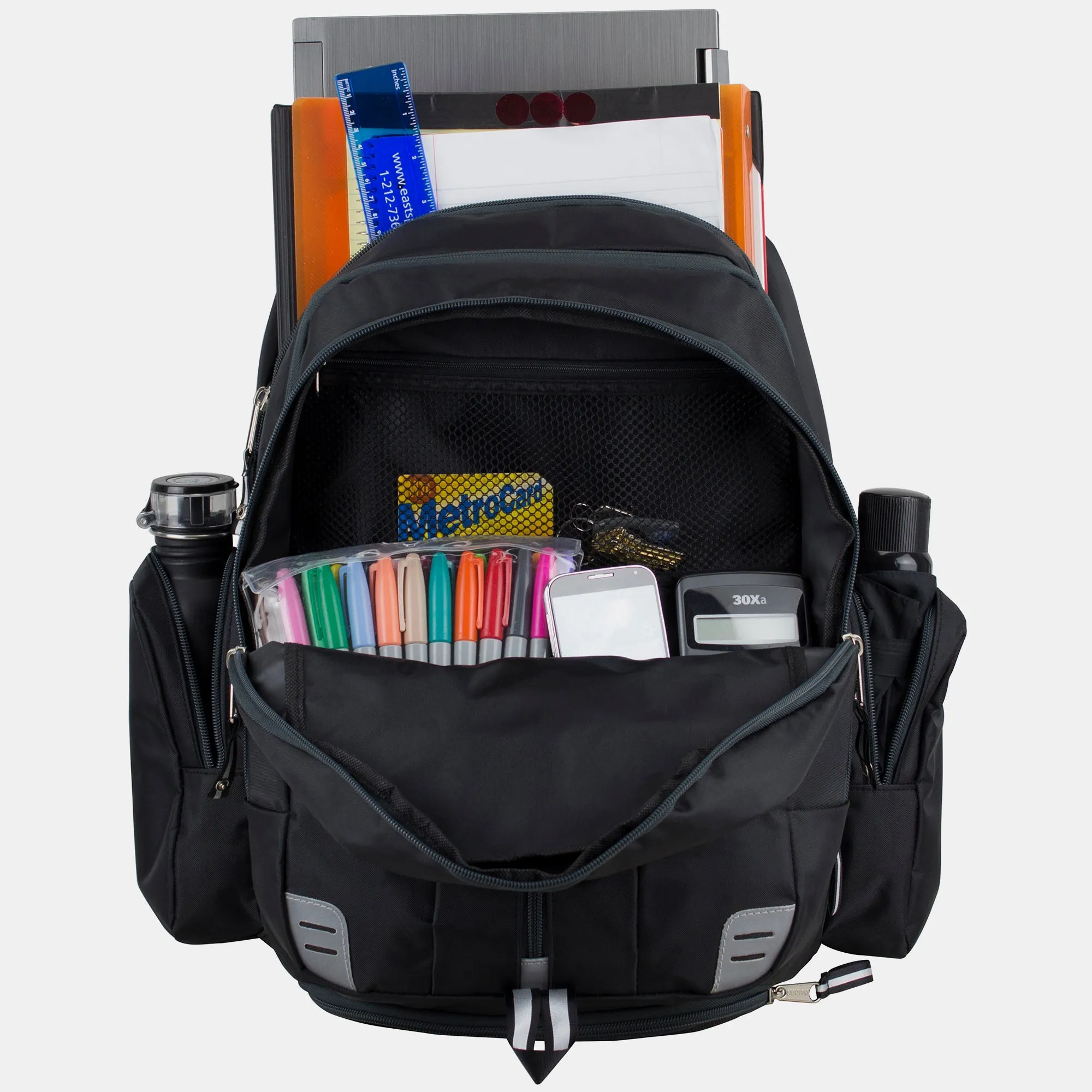 Eastsport Oversized Expandable Backpack with Removable Easy Wash Bag