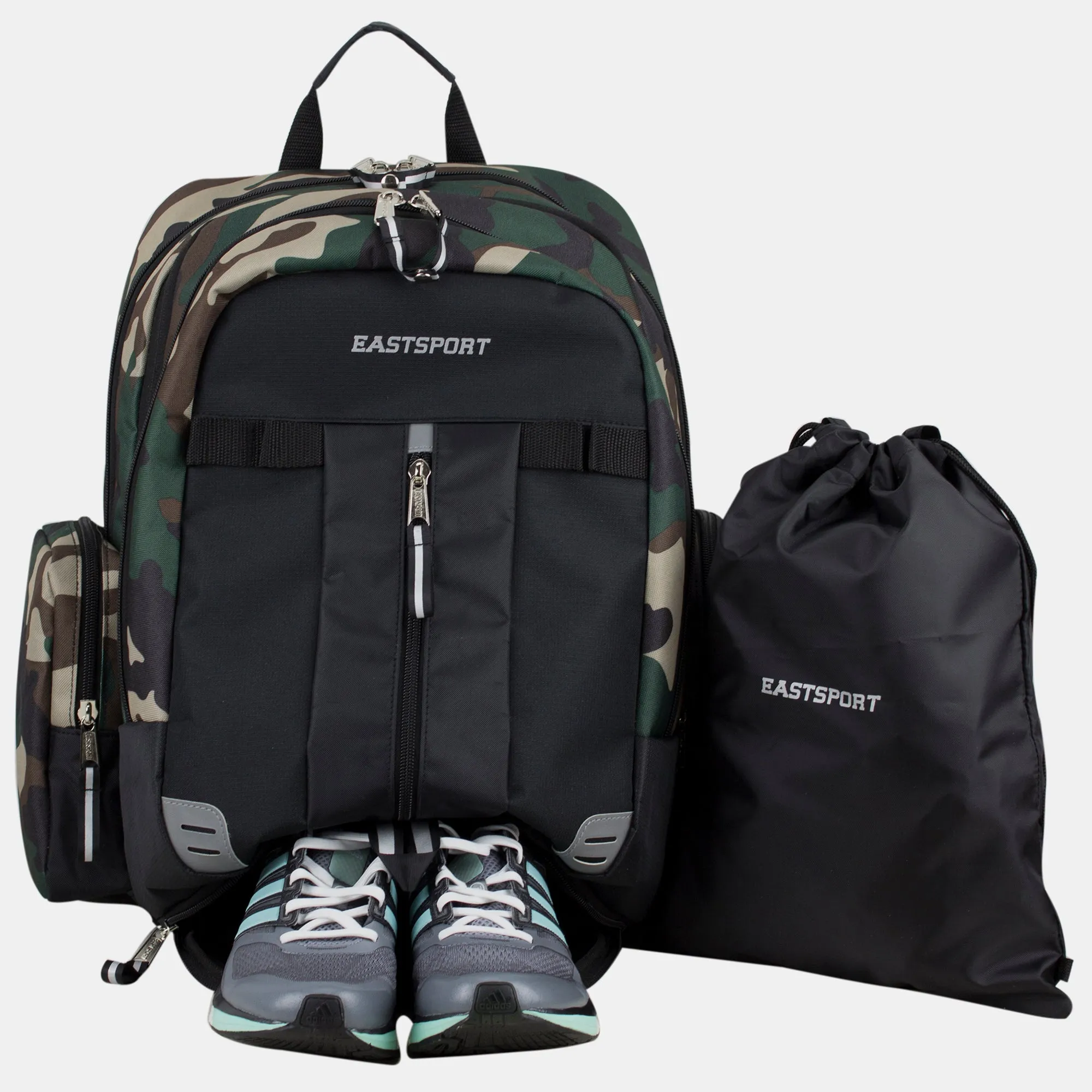 Eastsport Oversized Expandable Backpack with Removable Easy Wash Bag