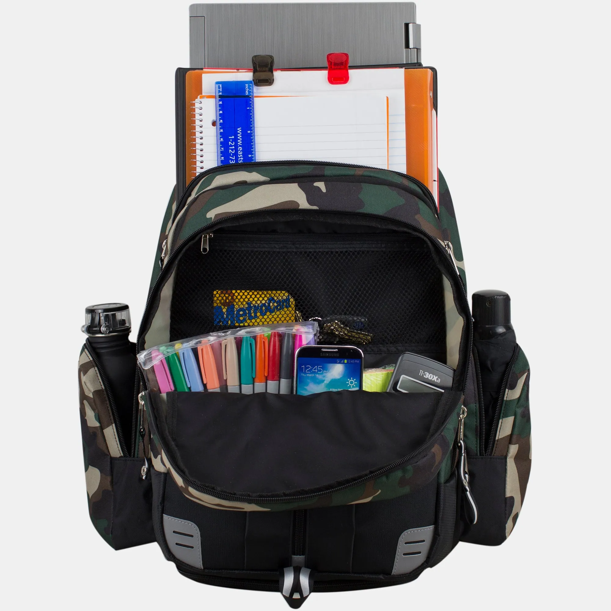 Eastsport Oversized Expandable Backpack with Removable Easy Wash Bag