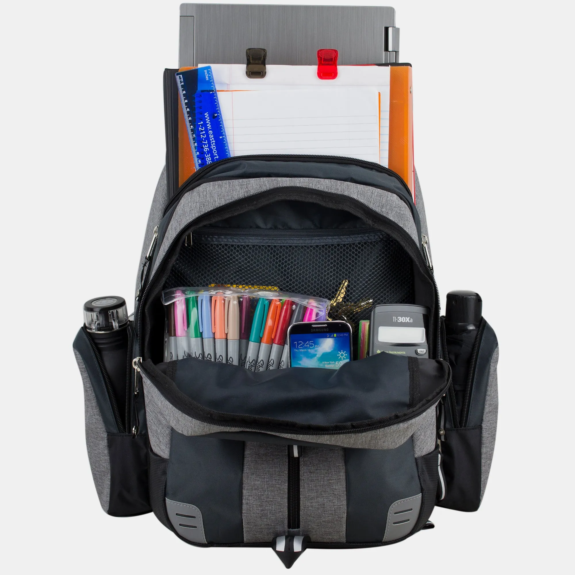 Eastsport Oversized Expandable Backpack with Removable Easy Wash Bag