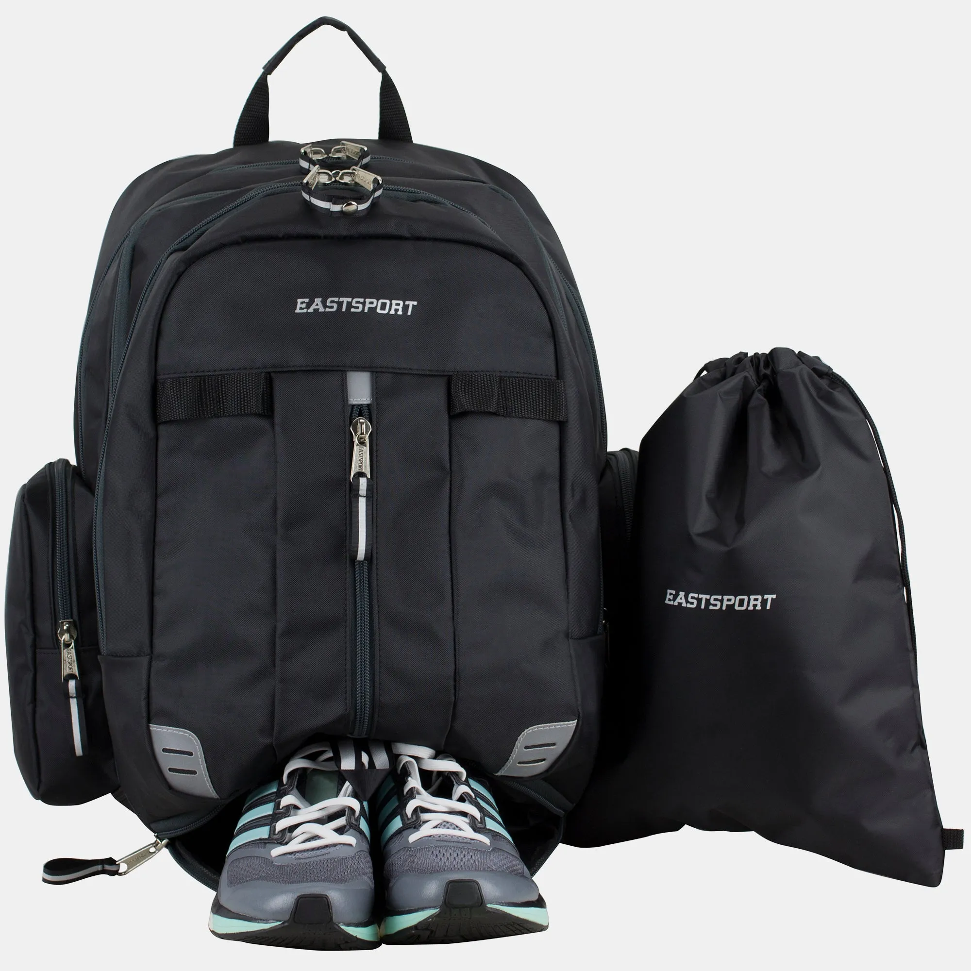 Eastsport Oversized Expandable Backpack with Removable Easy Wash Bag