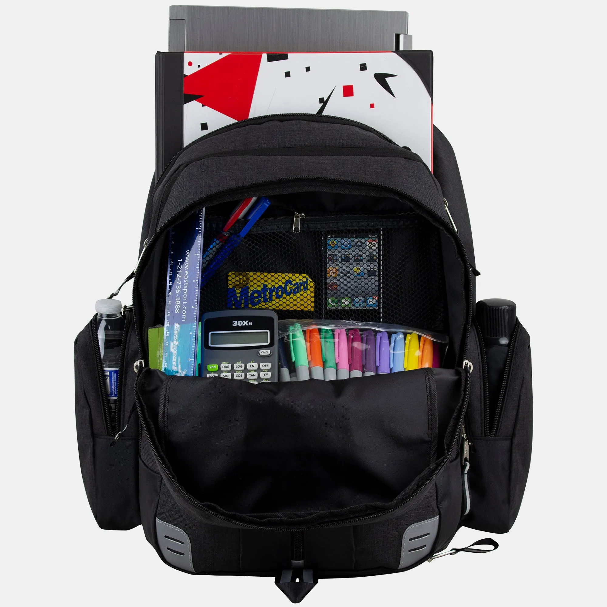 Eastsport Oversized Expandable Backpack with Removable Easy Wash Bag