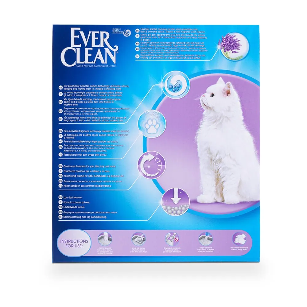 Ever Clean Lavender Scented Clumping Cat Litter 10L