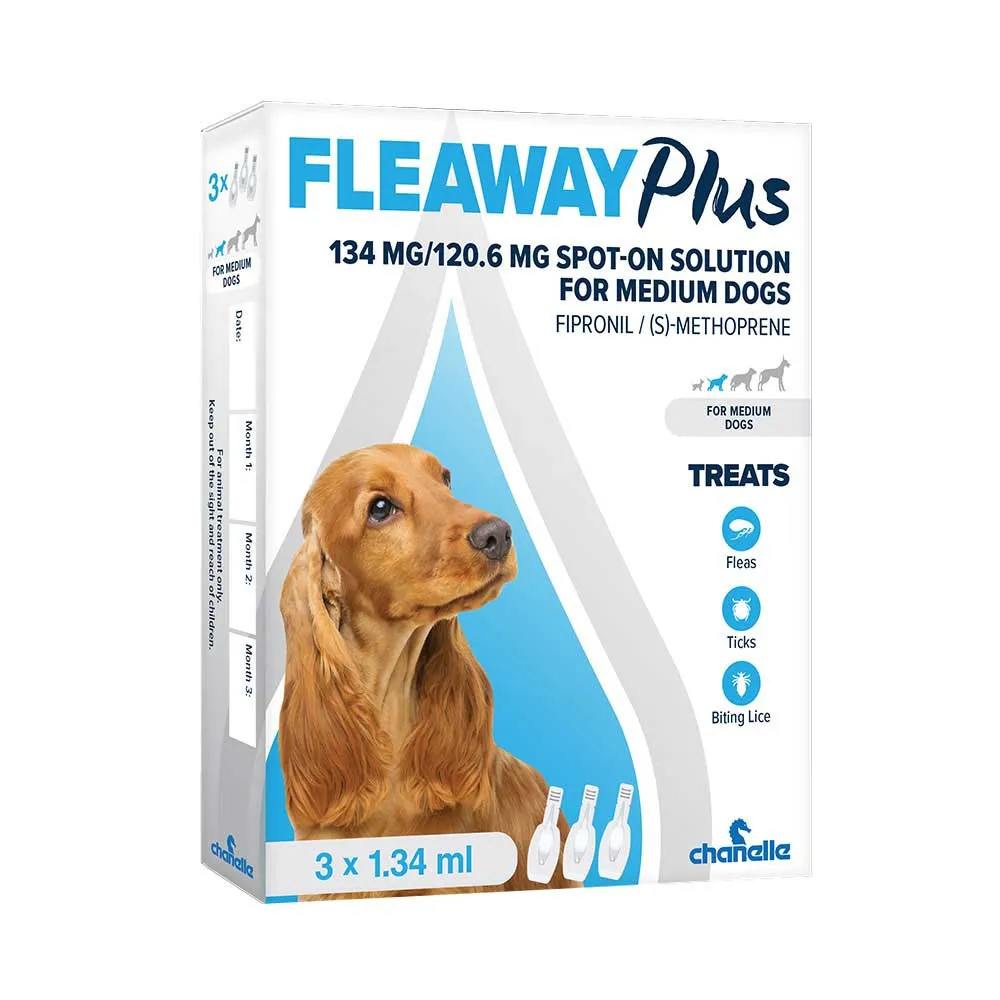 Fleaway Plus Flea Treatment - Medium Dogs
