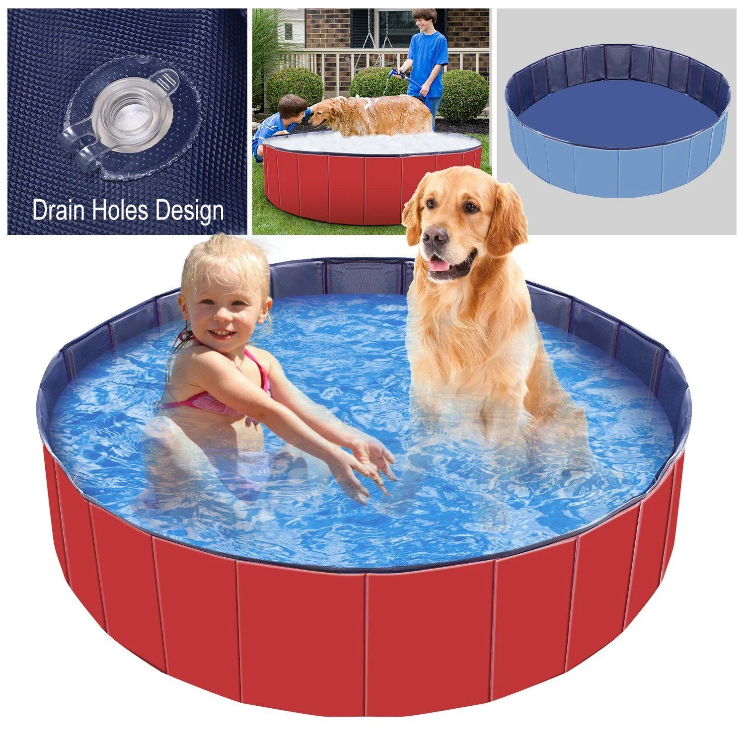 Foldable Pet Swimming Pool PVC