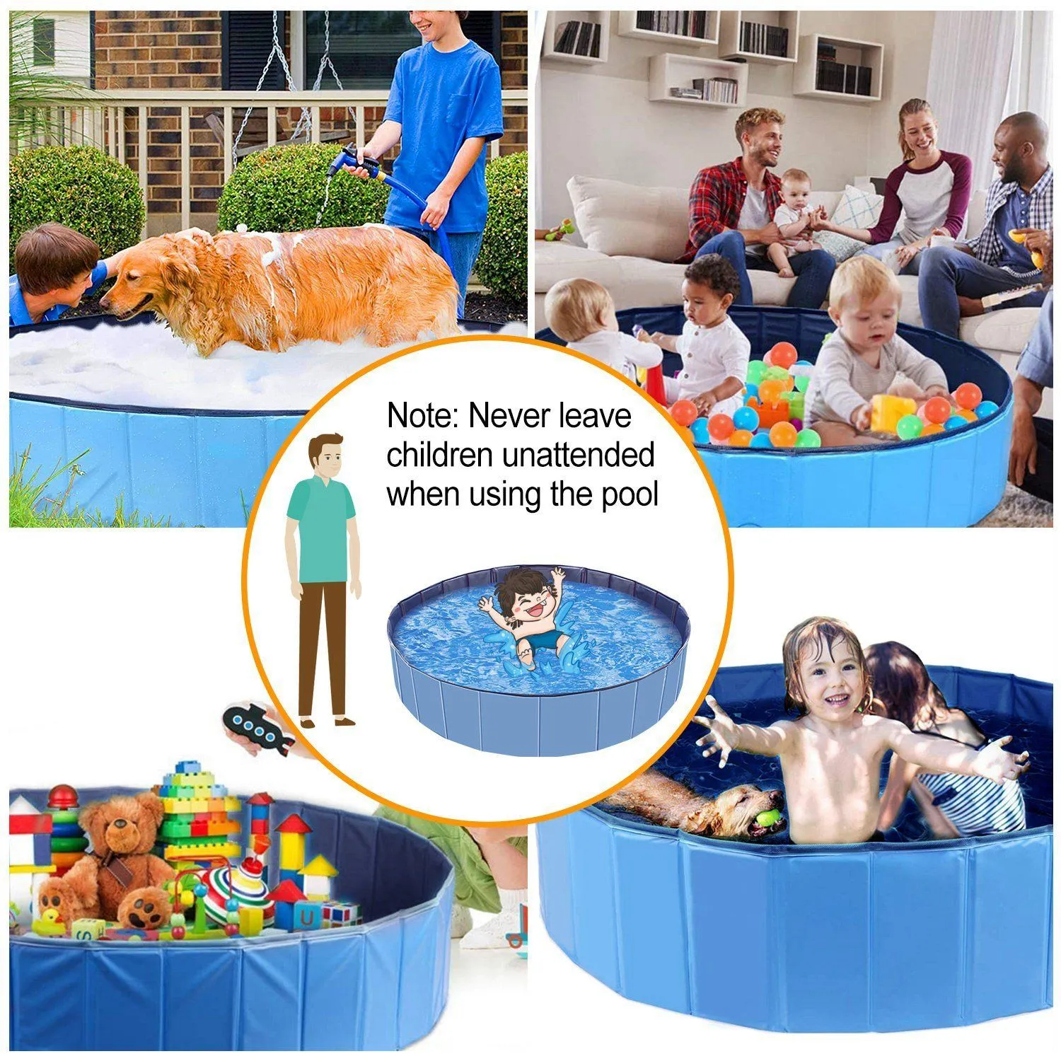 Foldable Pet Swimming Pool PVC