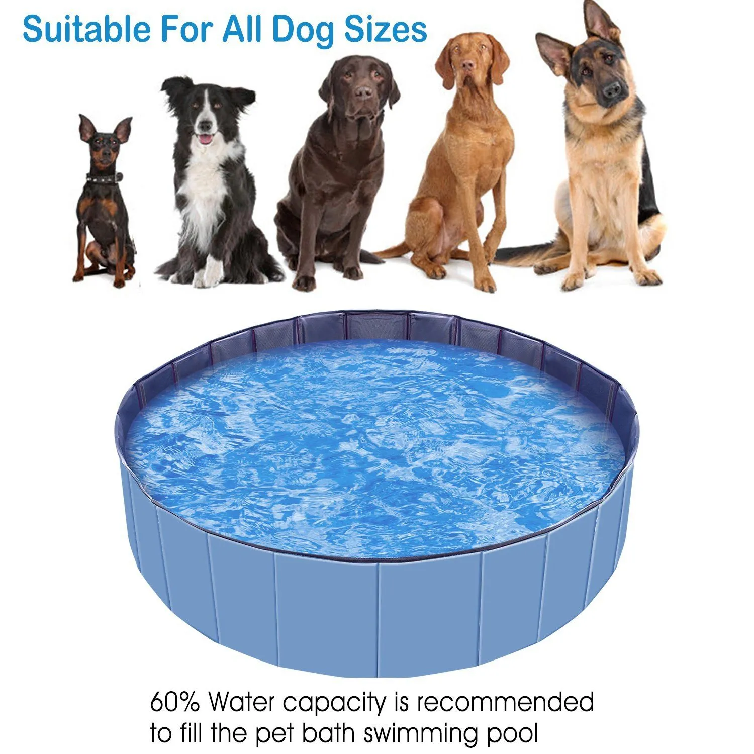 Foldable Pet Swimming Pool PVC