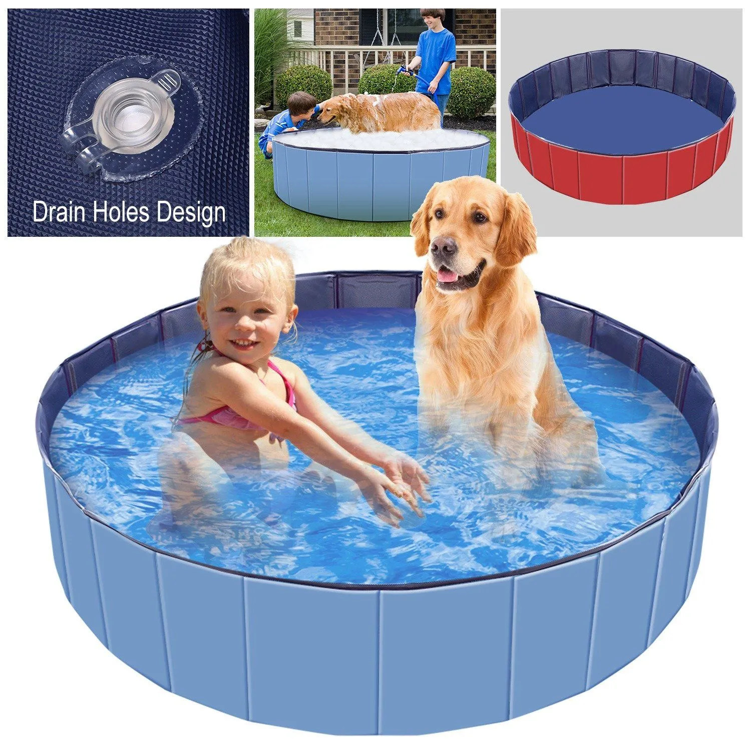 Foldable Pet Swimming Pool PVC