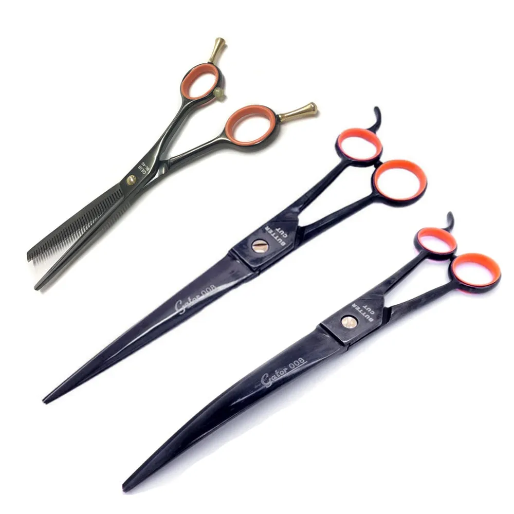 Geib Gator 008 8.5" 3 Piece Scissor Set with Case