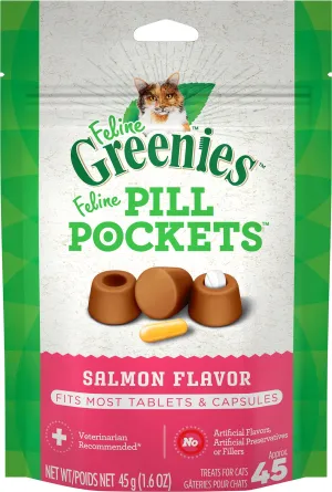 Greenies Feline Salmon Pill Pockets