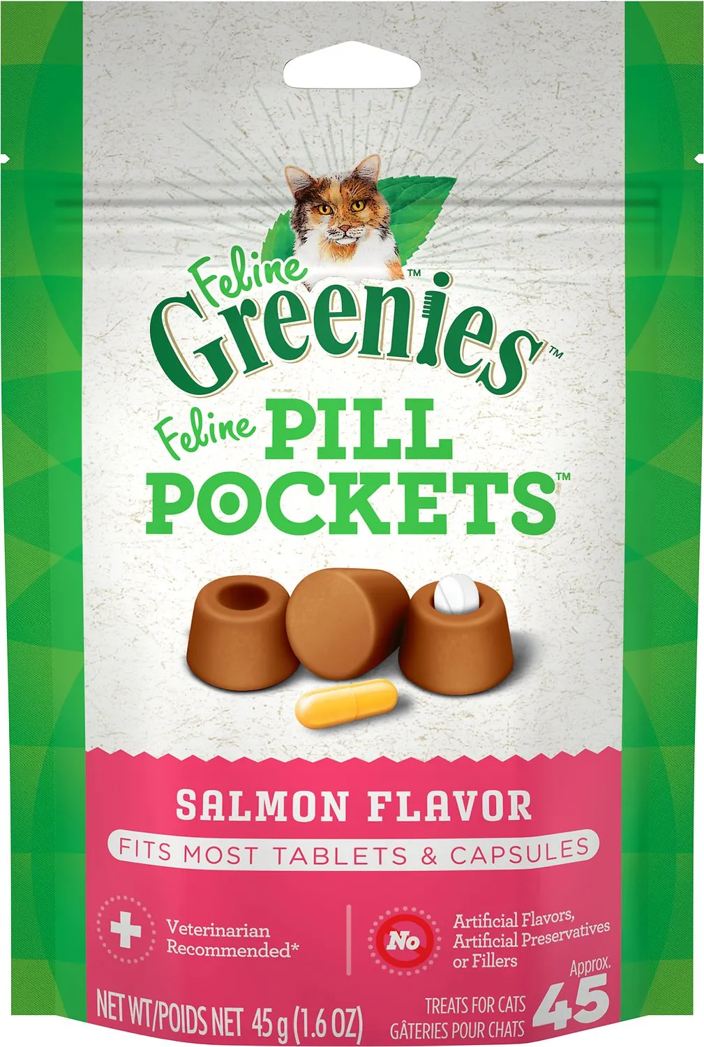 Greenies Feline Salmon Pill Pockets