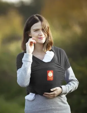 Hana - Bamboo Baby Wrap Carrier Charcoal