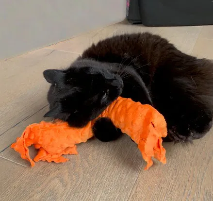 Happy Hours of Fun Catnip & Silvervine Kicker - Orange