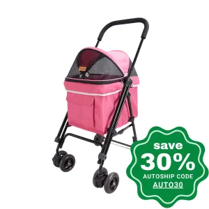 Ibiyaya - Astro Go Lite Pet Stroller - Rose Pink