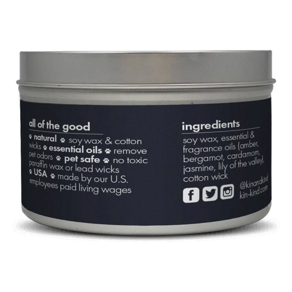 Kin Kind Jasmine & Lily Deodorizing Pet Candle 8oz
