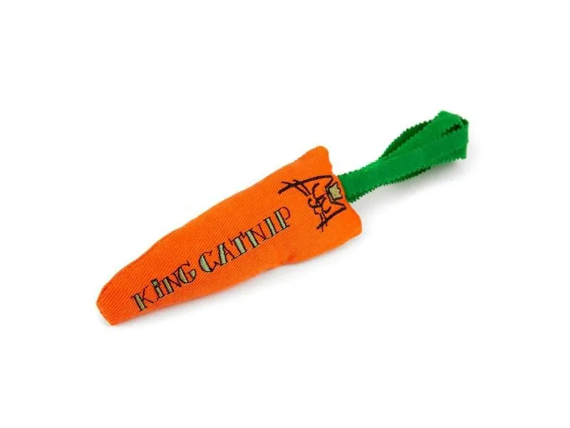 King Catnip Carrot Cat Toy