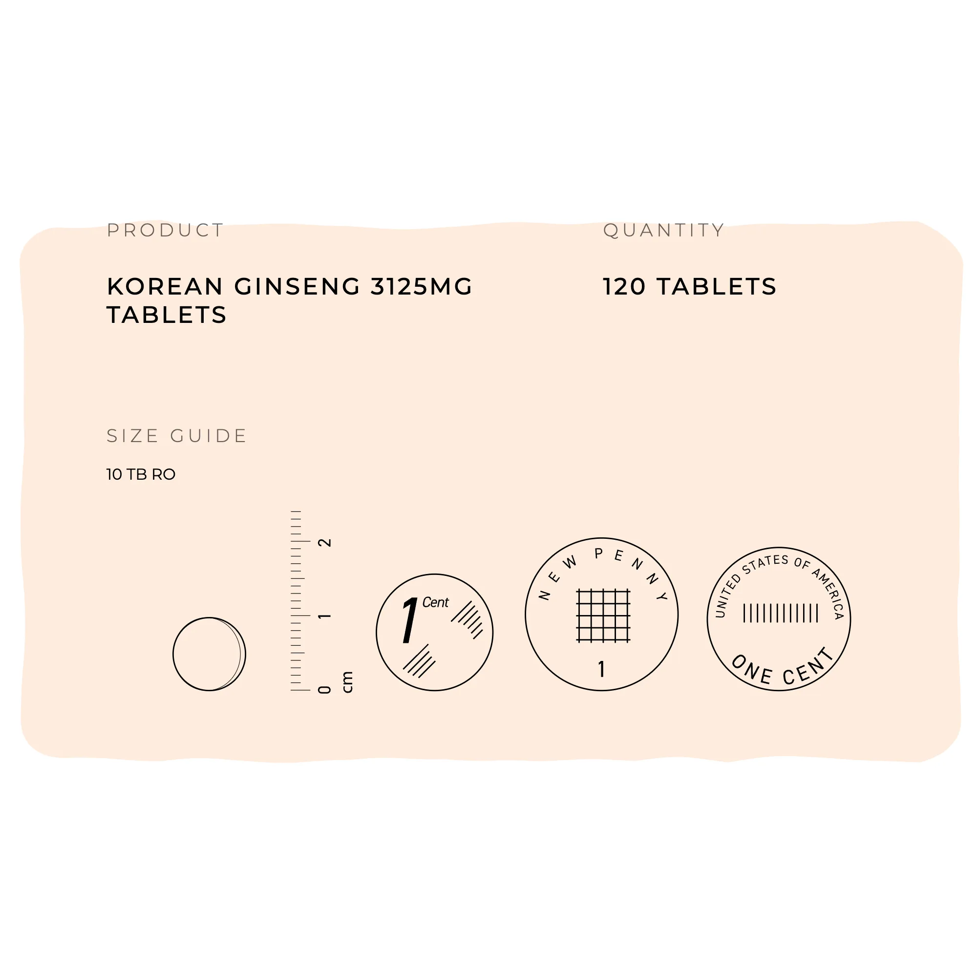 Korean Ginseng Extract 3125mg Tablet