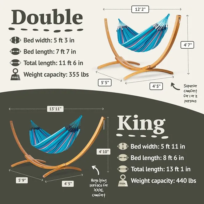LA SIESTA Brisa Classic Hammock Swing (Double - W 160 cm)