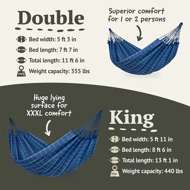 LA SIESTA Brisa Classic Hammock Swing (Double - W 160 cm)
