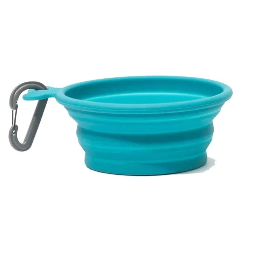 Messy Mutts Silicone Collapsible Dog Bowl - Large, 3 Cups