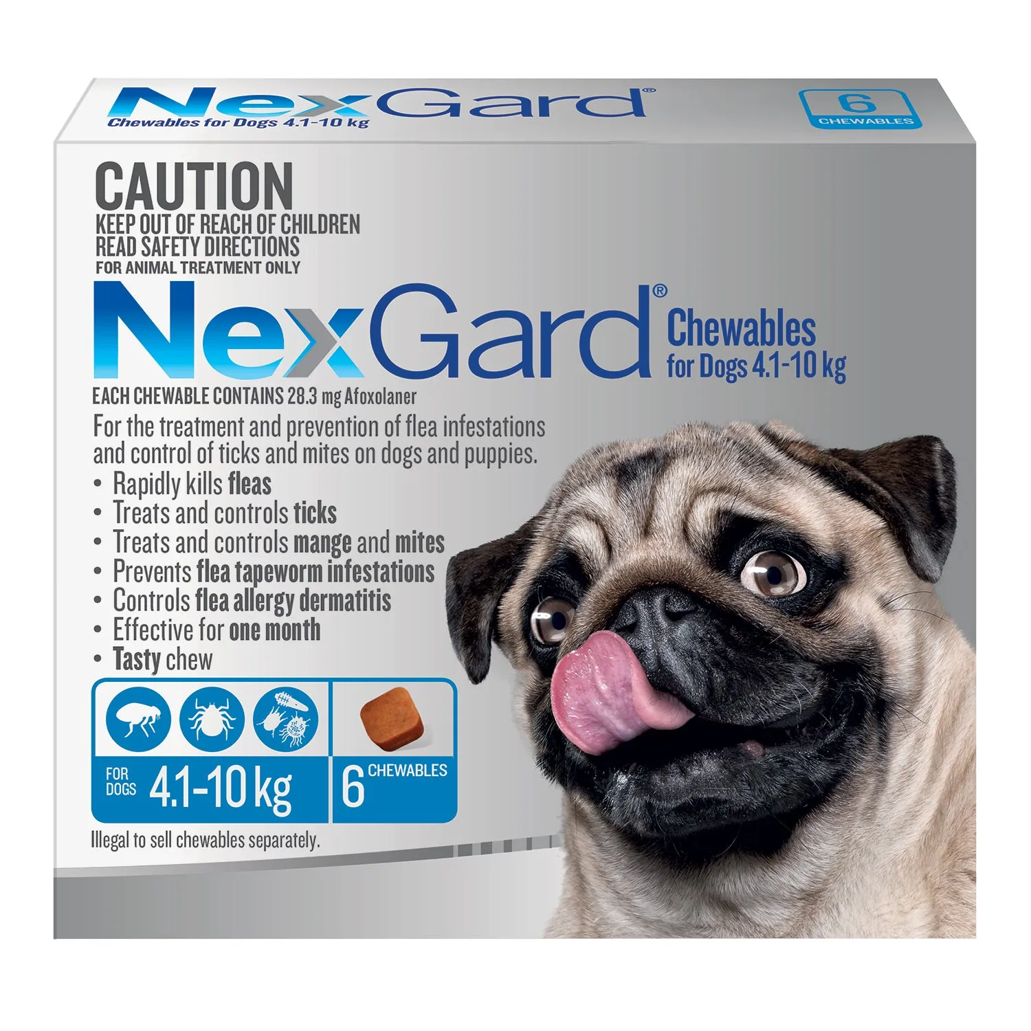NexGard Dog 4.1-10kg Blue