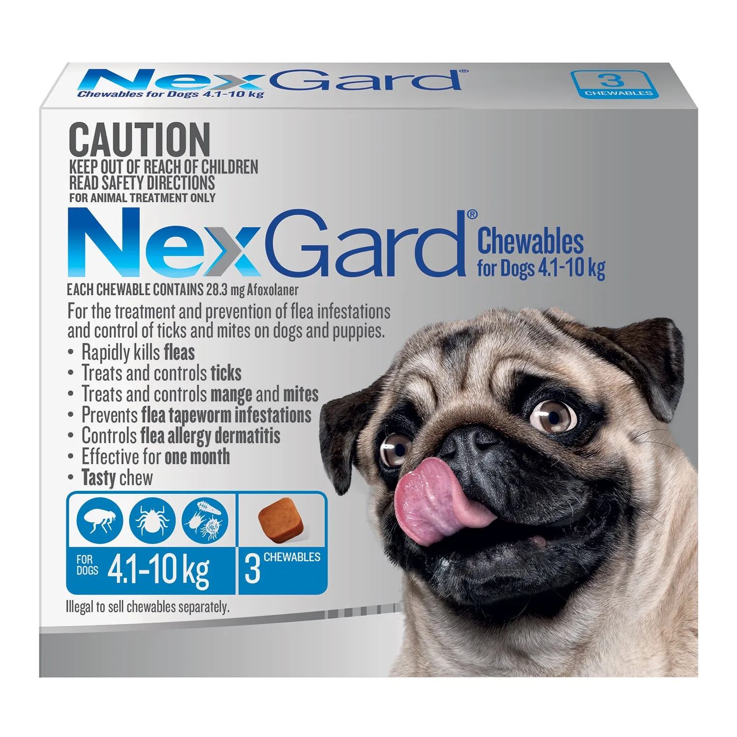 NexGard Dog 4.1-10kg Blue