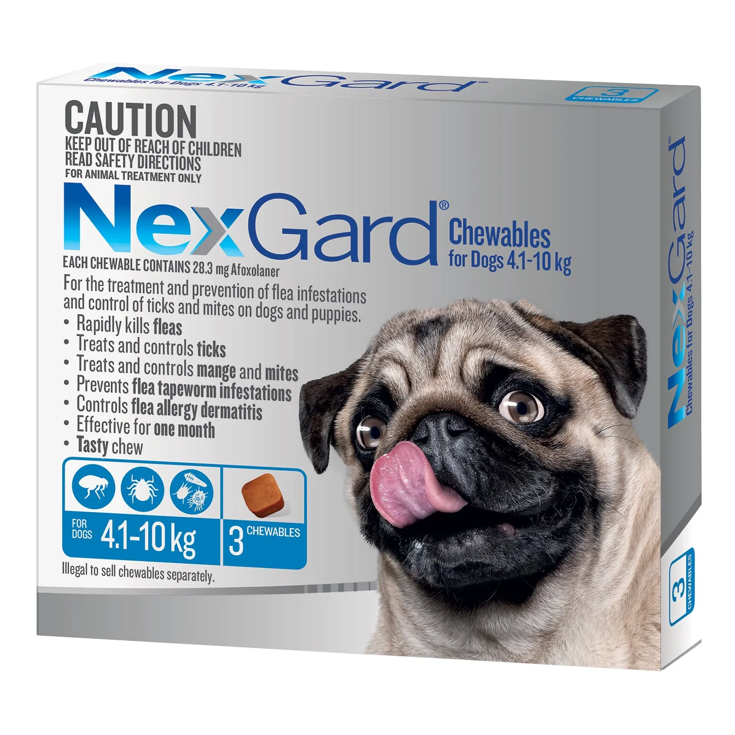 NexGard Dog 4.1-10kg Blue