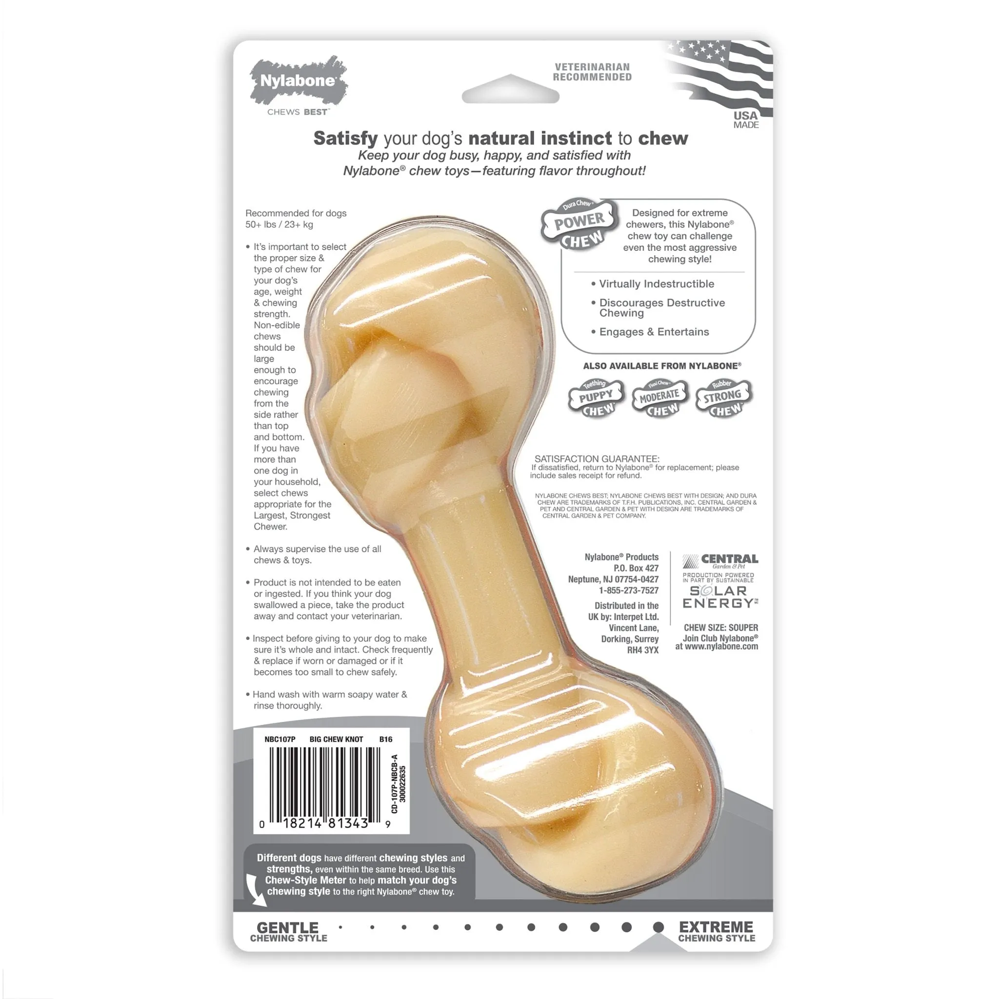Nylabone Big Chews for Big Dogs