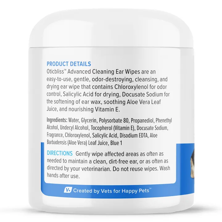 Oticbliss™ Advanced Cleaning Ear Wipes - 100 ct