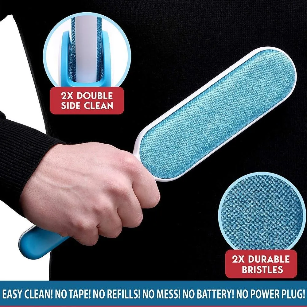 Pet Hair Lint Brush - Double Sided - Self Cleaning