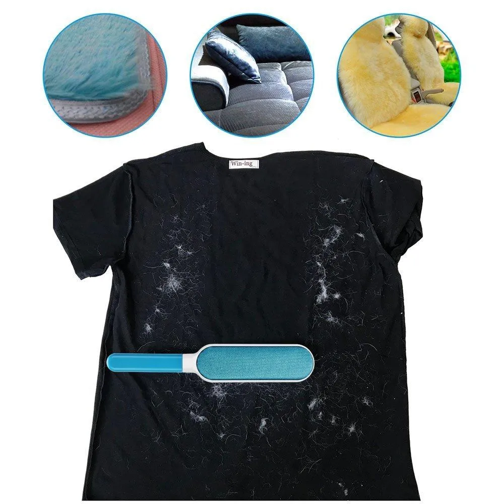 Pet Hair Lint Brush - Double Sided - Self Cleaning