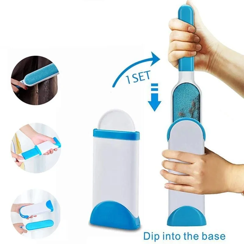 Pet Hair Lint Brush - Double Sided - Self Cleaning