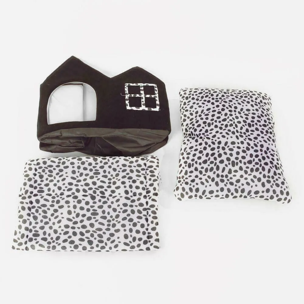 PETLAVISH™ Calming Dog/Cat HOUSE Bed - Cozy Plush Retreat & Sleeping Kennel