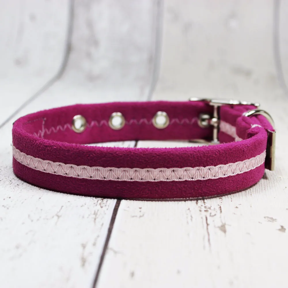 Pink Oscar and Hooch Dog Collar